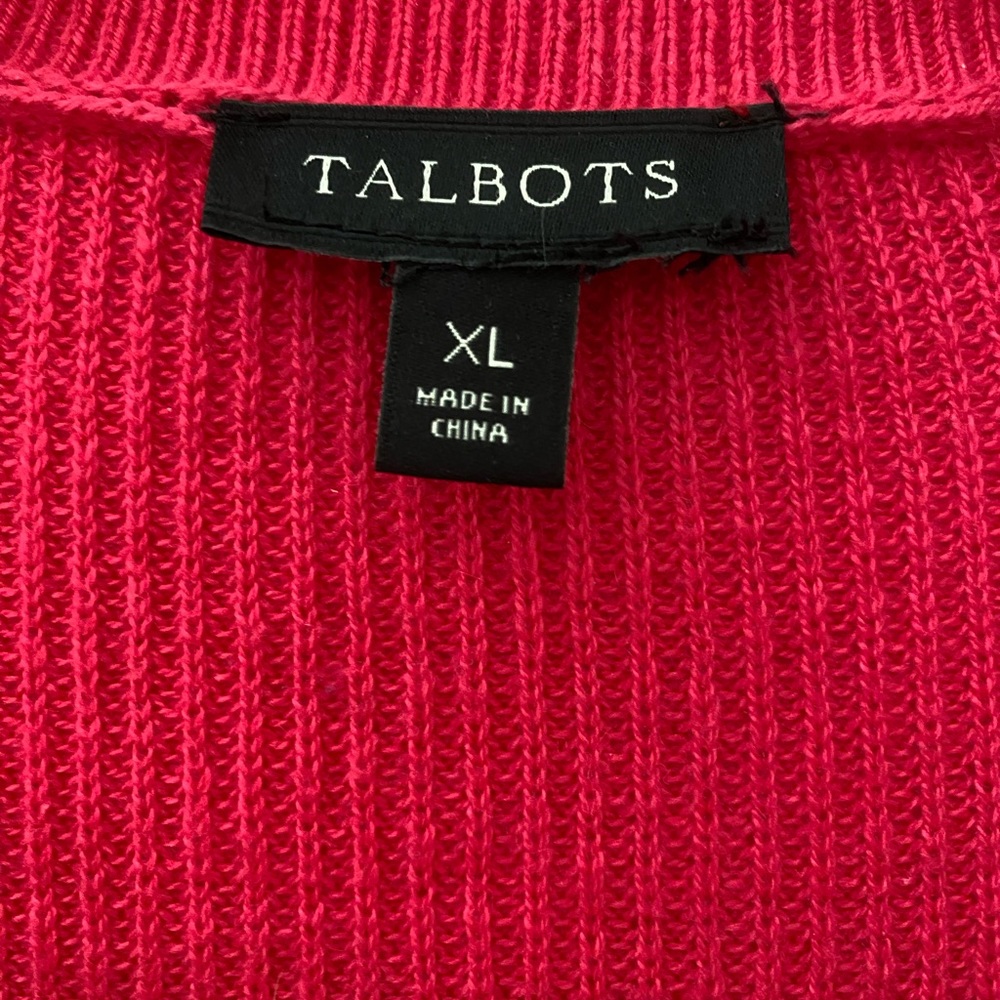 Talbots Long Cardigan Open Front - image 3